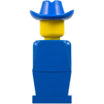  LEGOLAND - Blue Torso, Blue Legs, Blue Cowboy Hat