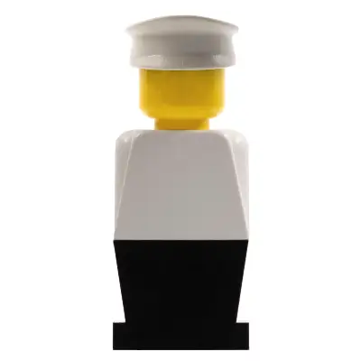  LEGOLAND - White Torso, Black Legs, White Hat
