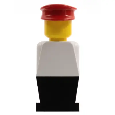  LEGOLAND - White Torso, Black Legs, Red Hat