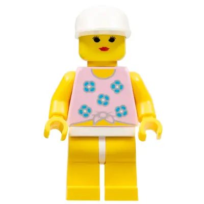  Blue Flowers - Yellow Legs, White Cap