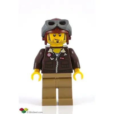  Jake Raines - Aviator Jacket, Aviator Cap