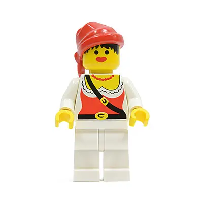  Pirate Female, White Legs, Red Bandana