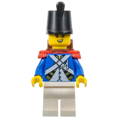  Imperial Soldier IV - Female, Black Shako Hat, Red Epaulettes, Backpack