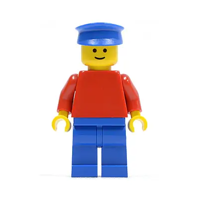  Plain Red Torso with Red Arms, Blue Legs, Blue Hat