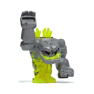  Geolix with 3 Crystals on Back (Rock Monster)