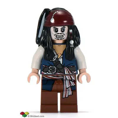  Captain Jack Sparrow - Skeleton Face