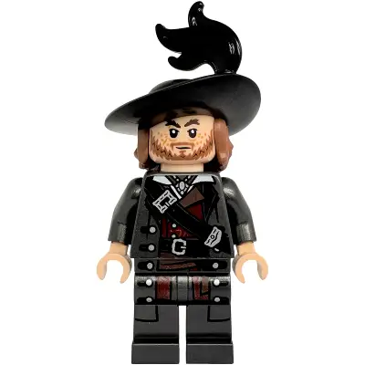  Hector Barbossa - Pearl Dark Gray Coat