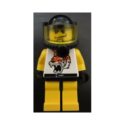  Race - Driver, Yellow Tiger, Underwater Helmet