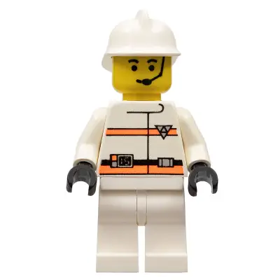  Res-Q 3 - White Fire Helmet, White Hips