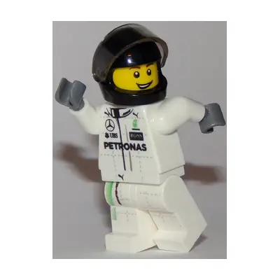  Mercedes F1 W07 Hybrid Driver - Black Helmet