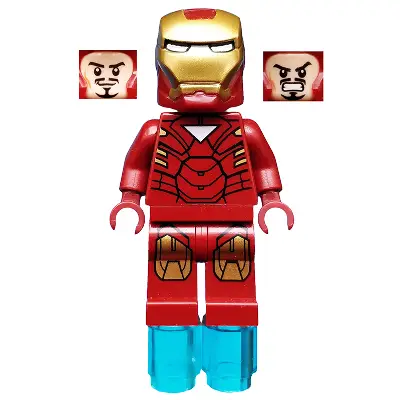  Iron Man - Mark 6 Armor, Small Helmet Visor, Foot Repulsors
