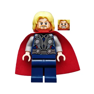  Thor - Starched Fabric Cape, Dark Blue Legs