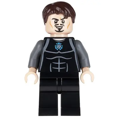  Tony Stark - Black and Dark Bluish Gray Jumpsuit