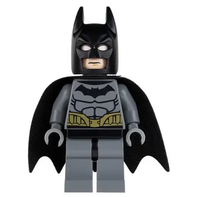  Batman - Dark Bluish Gray Suit, Gold Belt, Dark Bluish Gray Hands