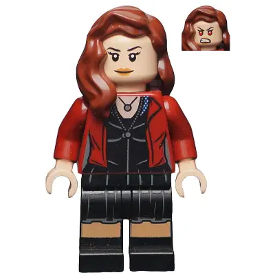  The Scarlet Witch (Wanda Maximoff) - Printed Legs, Reddish Brown Hair