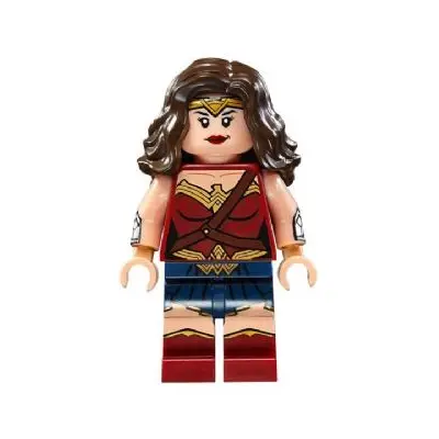  Wonder Woman - Dark Red Torso, Dark Blue Skirt
