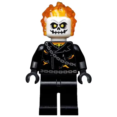  Ghost Rider, Johnathon 'Johnny' Blaze - White Head, Chain Belt