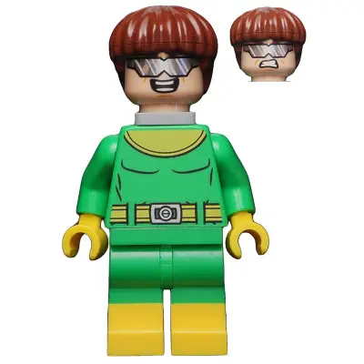  Dr. Octopus (Otto Octavius) / Doc Ock - Bright Green Outfit, Neck Bracket