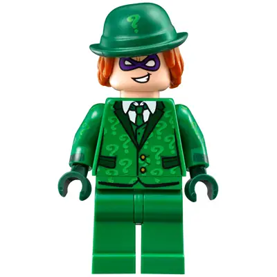 The Riddler - Suit and Tie, Hat with Hair