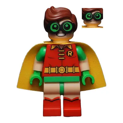  Robin - Green Glasses, Frown / Eyebrows Raised Pattern