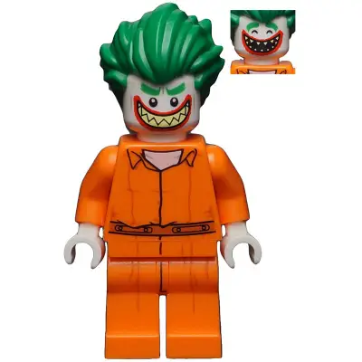  The Joker - Prison Jumpsuit, Smile with Pointed Teeth Grin