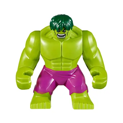  Hulk - Giant, Magenta Pants, Dark Green Hair