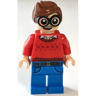  Dick Grayson, Red Sweater with Dark Red Robins