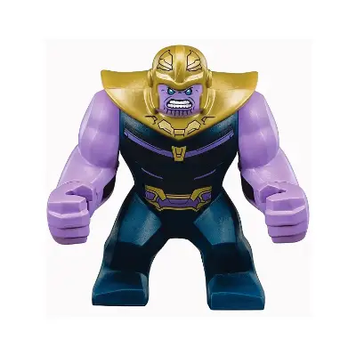  Thanos - Large Figure, Dark Blue Outfit, Medium Lavender Arms, Pearl Gold Helmet
