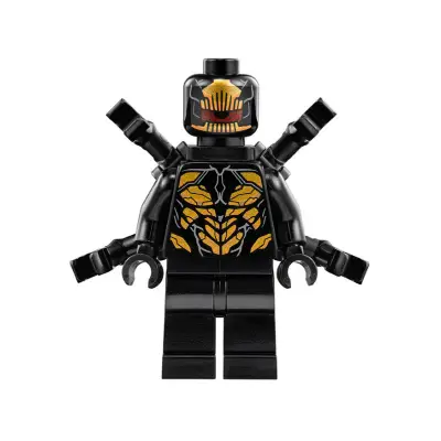  Outrider - Extended Arms, Torso with Long Dark Bluish Gray Tips at Neck