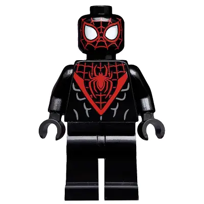  Spider-Man (Miles Morales) - Red Webbing on Head, Black Hands
