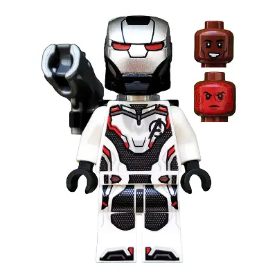  War Machine - White Jumpsuit with Shooter