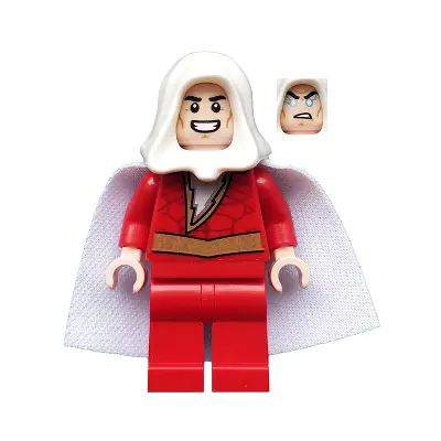  Shazam - White Hood, Spongy Cape