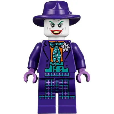  The Joker - Dark Turquoise Bow Tie, Printed Legs