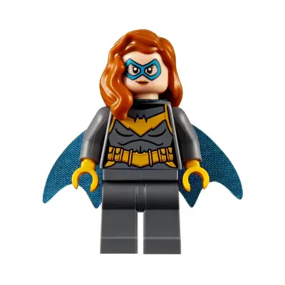  Batgirl - Minifigure, Dark Bluish Gray Suit (Rebirth)