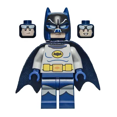  Batman - Classic TV Series, Goggles and Light Bluish Gray Torso