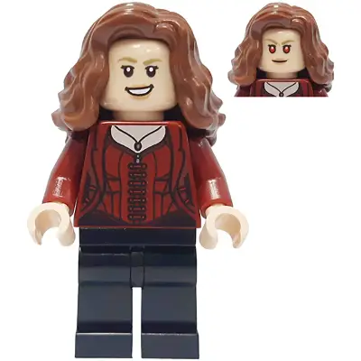  The Scarlet Witch (Wanda Maximoff) - Plain Legs, Reddish Brown Hair