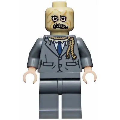  Scarecrow - No Hat, Dark Bluish Gray Suit