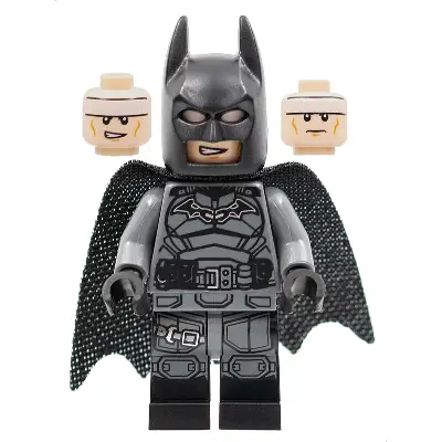  Batman - Dark Bluish Gray Suit, Black Belt, Black Hands, Spongy Cape with 1 Hole, Black Boots