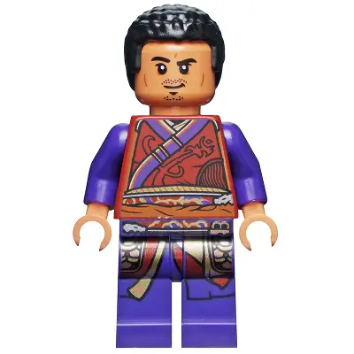  Wong - Dark Red Robe, Dark Purple Legs