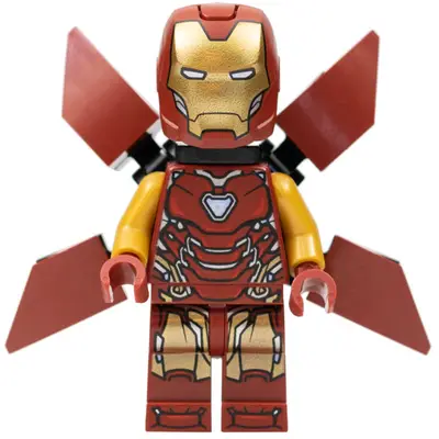  Iron Man - Mark 85 Armor, Large Helmet Visor, Wings