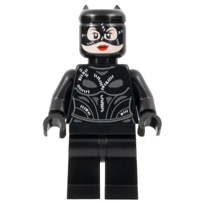  Catwoman - Black Stitched Suit and Mask