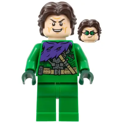  Green Goblin - Green Outfit without Mask, Dark Brown Hair