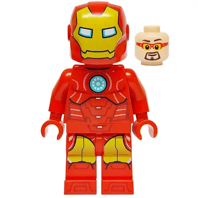  Iron Man - Yellow Mask and Leg Armor
