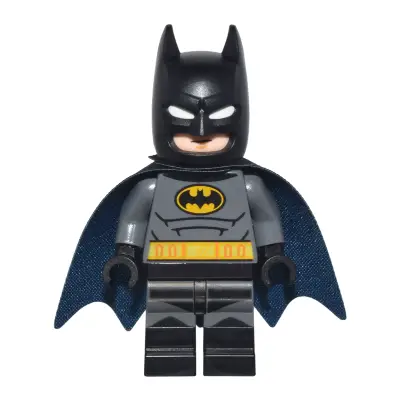  Batman - Dark Bluish Gray Suit, Dark Blue and Black Cape