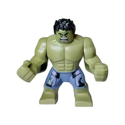  Hulk - Giant, Sand Blue Pants with Lavender Panels, Raging