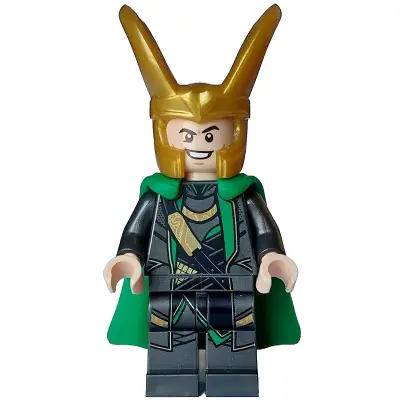  Loki - Pearl Dark Gray Suit, Flexible Rubber Cape