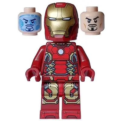  Iron Man - Mark 43 Armor, Light Nougat Head