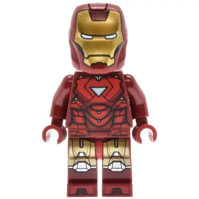  Iron Man - Mark 6 Armor, Large Helmet Visor, Light Nougat Head