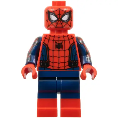 Spider-Man - Printed Dark Blue Arms, Red Boots