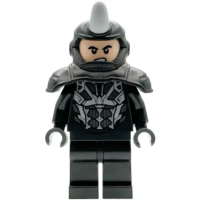  Rhino - Shoulder Armor with Light Bluish Gray Horn